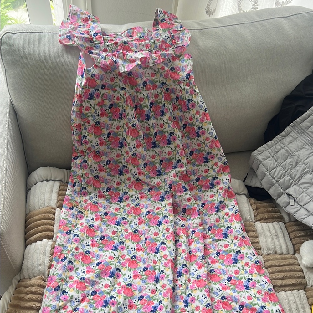 Floral RuffleJUMPSUIT